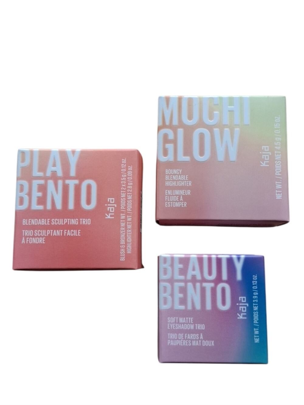 NEW Kaja Play Bento, Mochi Glow, Beauty Bento Makeup Bundle Lot